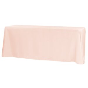 Blush Rectangular Tablecloth 132″ X 90″