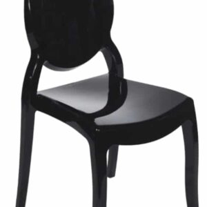 Ghost Chair Clear Black