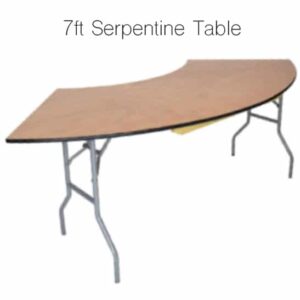 Serpentine Table