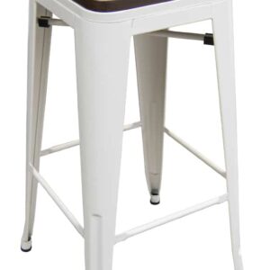 White Matte Barstool